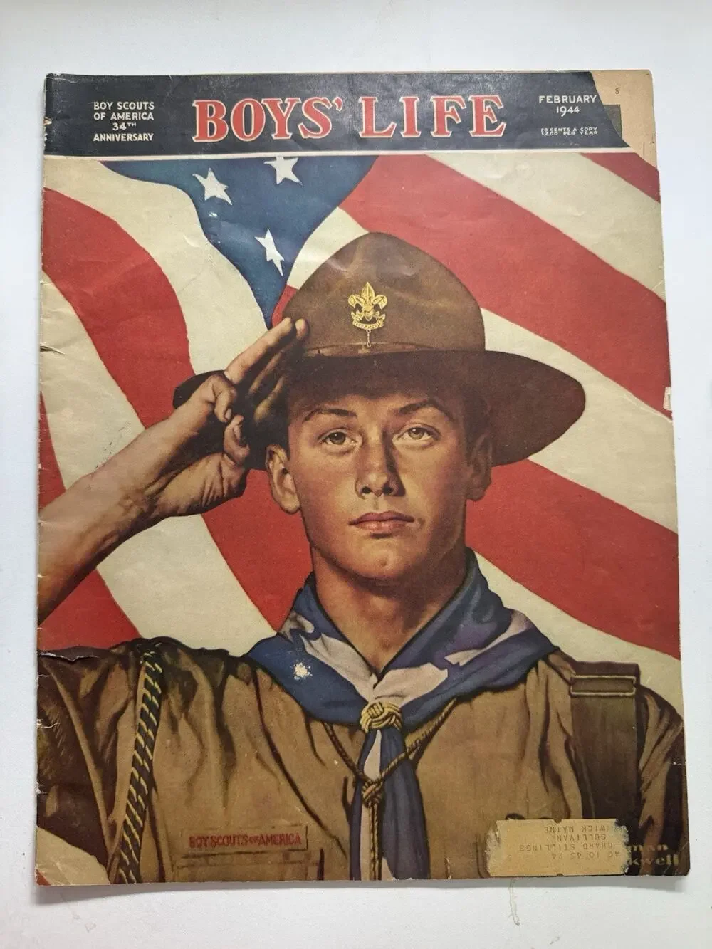 Boys’ Life Feb 1944 WWII Boy Scouts Coca-Cola RC Cola Magazine